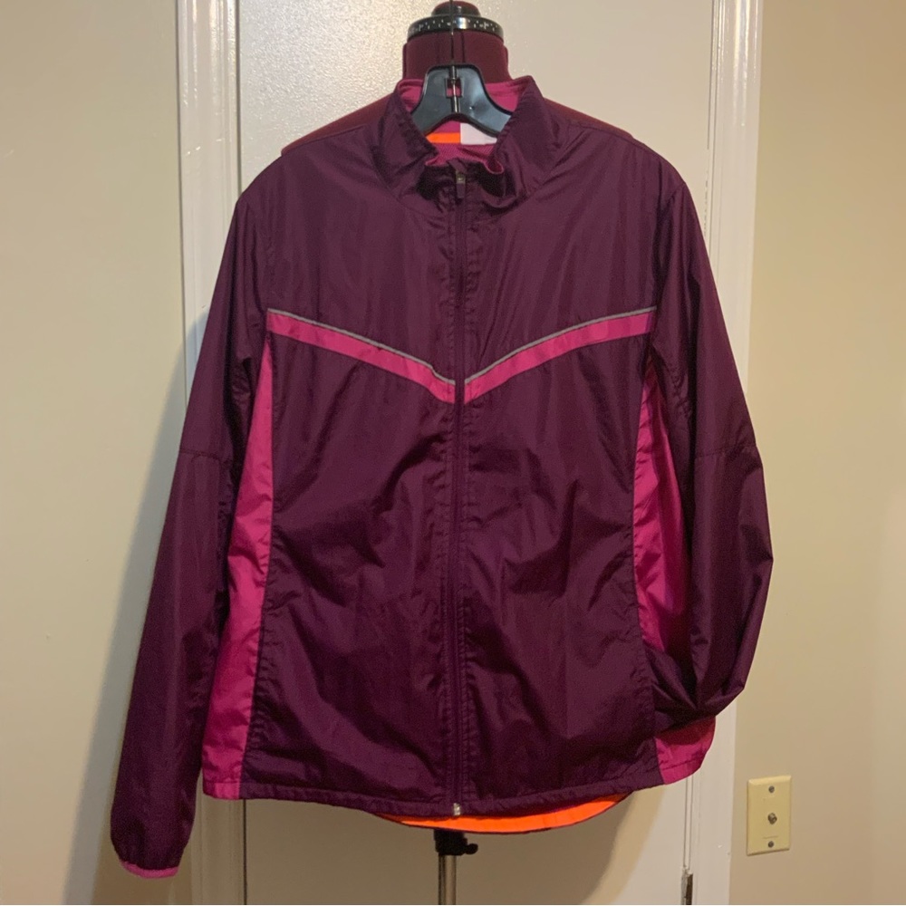 NWOT Danskin Now Zip-Up Pink/Purple Activewear lightweight Jacket XXL